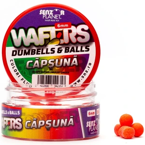 Wafters Senzor Planet Dumbells & Balls, Capsuna, 6mm, 15g Wafters Senzor Planet Dumbells & Balls, Capsuna, 6mm, 15g