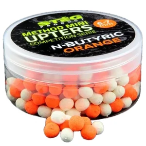 Wafters Steg Method Mini Upters Competition Serie, N-Butyric & Orange, 6-7mm, 25g  Wafters Steg Method Mini Upters Competition Serie, N-Butyric & Orange, 6-7mm, 25g