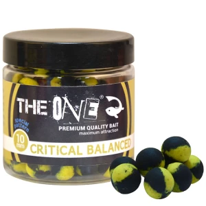 Wafters THE ONE Critical Balanced, Galben / Negru, Honey / Halibut, 10mm, 50g