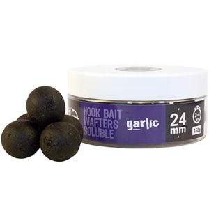Wafters THE ONE Hook Bait Solubile, 24mm, Purple - Garlic Wafters THE ONE Hook Bait Solubile, 24mm, Purple - Garlic