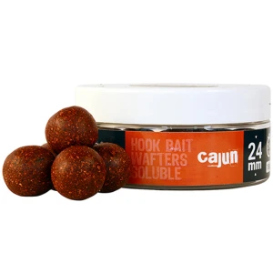 Wafters THE ONE Hook Bait Solubile, 24mm, Red - Cajun Wafters THE ONE Hook Bait Solubile, 24mm, Red - Cajun