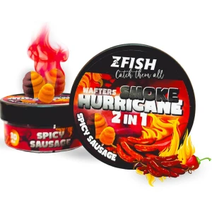 Wafters ZFISH Smoke Hurricane 8-10mm, Spice Sausage, 30g(100buc)