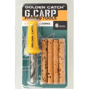 Kit Burghiu + Batoane De Pluta GOLDEN CATCH G.Carp Bait Drill And Corks, 6mm