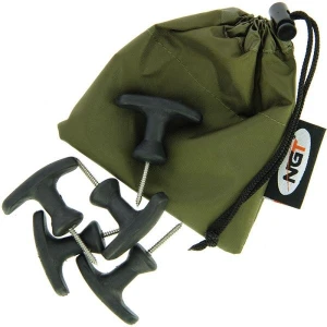 Cuie Cort NGT Platform Bivvy Pegs, 10buc/set