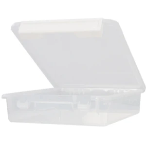 CUTIE PLANO PLA1313 STORAGE BOX CLR P WHT LATCH 35.6cm x 30.5cm x 33cm