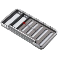 Cutie Muste Greys Slim Waterproof Fly Box, 18x10x1.5cm