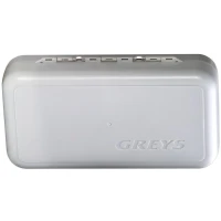 Cutie Muste Greys Waterproof Fly Box Large, White