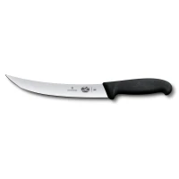 Cutit Bucatarie Victorinox Breaking Knife, Fibrox, Curved, Lama 25cm, Negru