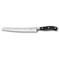 Cutit Bucatarie Victorinox Grand Maitre Bread Knife, Lama Zimtata 23cm, Negru