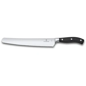 Cutit Bucatarie Victorinox Grand Maitre Bread / Pastry Knife, Lama Zimtata 26 cm, Negru