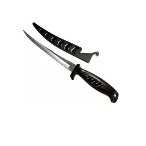 Cutit Filfishing pentru Filetat Teaca Rigida, Negru, Lama 16cm Cutit Filfishing pentru Filetat Teaca Rigida, Negru, Lama 16cm