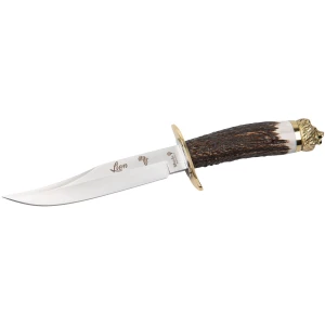 Cutit MUELA 160mm Blade RHINO-16BF, Stag Deer Handle, Brass Guard And Rhino Head Cap