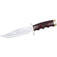 Cutit Muela 170mm Full Tang Blade Buffalo-17r, Red Coral Pakawood And Nickel Silver Handle 