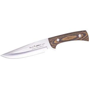 Cutit MUELA 170mm Full Tang Blade JABALI-17E, Brown Mustard Jute MICARTA Handle