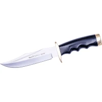 Cutit Muela 170mm Full Tang Blade Wildboar-16a, Stag Deer Handle, Brass Guard And Wild Boar Head Cap