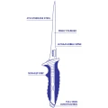 Cutit MUSTAD pentru Filetat Ultra Flex Fillet 20.3cm + Teaca