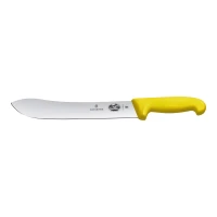 Cutit Macelar Victorinox Butcher Knife, Wide Tip Blade, Fibrox, Lama 25cm, Galben