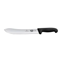 Cutit Macelar Victorinox Butcher Knife, Wide Tip Blade, Fibrox, Lama 25cm, Negru