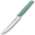 Set 2 Cutite Victorinox Swiss Modern Steak Knife, Lama Zimtata 12cm, Verde Menta, Blister
