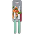 Set 2 Cutite Victorinox Swiss Modern Steak Knife, Lama Zimtata 12cm, Verde Menta, Blister