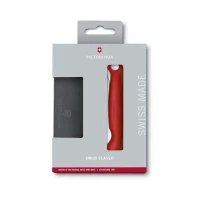 Set Cutit Pliabil Si Tocator Victorinox , Lama Zimtata 11cm, Rosu/Negru Set Cutit Pliabil Si Tocator Victorinox , Lama Zimtata 11cm, Rosu/Negru
