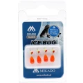 Dandineta Mikado Ice Bug Tungsten, Orange Silver, 0.8g, 4mm, 4buc/plic 