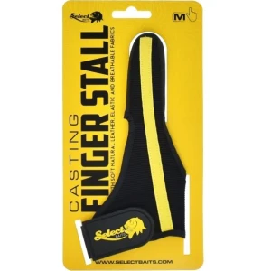 Degetar SELECT BAITS Casting Finger Stall Black And Yellow, Marimea L