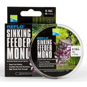  Fir Monofilament Preston Reflo Sinking Feeder 150m, 0.23mm, 2.73kg 