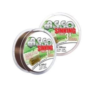 Fir ASSO Sinking 3X Feeder Brown 0.149mm