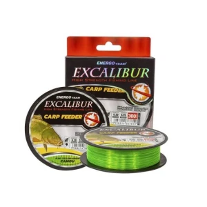 Fir EnergoTeam Excalibur Feeder Fluo Galben-Verde Camou 300m 0.25mm