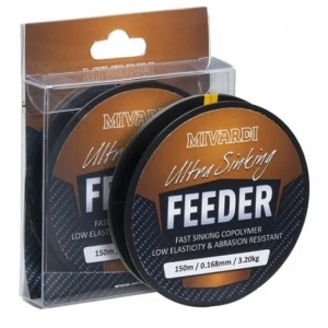 Fir Monofilament Mivardi Ultra Sinking Feeder, Dark, 150m 0.185mm 3.95kg