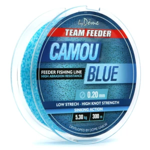Fir Monofilament Team Feeder By Dome Camou Blue 300m 0.22mm 6.20kg Fir Monofilament Team Feeder By Dome Camou Blue 300m 0.22mm 6.20kg