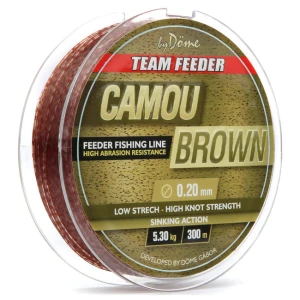 Fir Monofilament Team Feeder By Dome Camou Brown 300m 0.25mm 8.60kg Fir Monofilament Team Feeder By Dome Camou Brown 300m 0.25mm 8.60kg