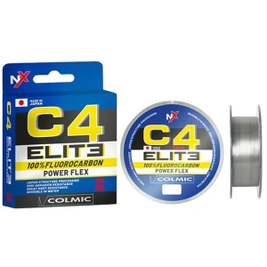Fir Fluorocarbon COLMIC C4 Elite, Transparent, 50m, 0.112mm, 1.42kg Fir Fluorocarbon COLMIC C4 Elite, Transparent, 50m, 0.112mm, 1.42kg