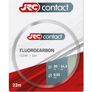 Fir JRC Contact Fluorocarbon Hooklink, Clear, 14.3kg, 30lb, 22m Fir JRC Contact Fluorocarbon Hooklink, Clear, 14.3kg, 30lb, 22m