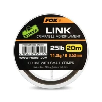 Fir Monofilament Fox Edges Link Crimpable Mono Khaki 20m 0.64/35lbs