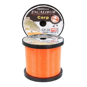 FIR MONOFILAMENT ENERGOTEAM EXCALIBUR CARP FLUO ORANGE 3000M 0.25mm 8.70kg