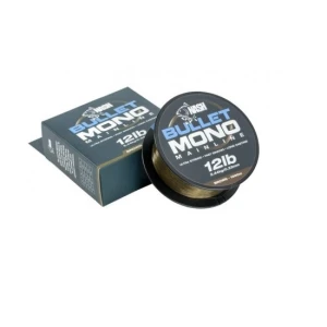FIR NASH MONOFILAMENT BULLET GREEN, 0.33mm, 12lb/5.40kg FIR NASH MONOFILAMENT BULLET GREEN, 0.33mm, 12lb/5.40kg