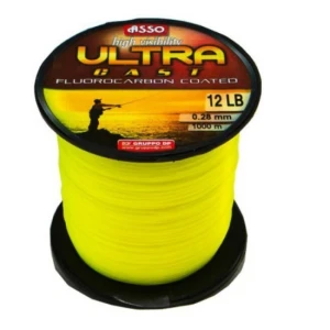 Fir ASSO Ultra Cast Galben Fluo 0.22mm 1000m Fir ASSO Ultra Cast Galben Fluo 0.22mm 1000m