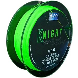 Fir Asso Knight Fluorescent Chartreuse,1200m, 0.310mm, 6.4kg Fir Asso Knight Fluorescent Chartreuse,1200m, 0.310mm, 6.4kg