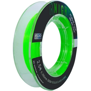Fir Asso Knight Fluorescent Chartreuse, 300m, 0.218mm, 3.2kg  Fir Asso Knight Fluorescent Chartreuse, 300m, 0.218mm, 3.2kg