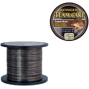 Fir Konger Team Carp Camou Dark, 1000m, 0.40mm, 15.3kg Fir Konger Team Carp Camou Dark, 1000m, 0.40mm, 15.3kg