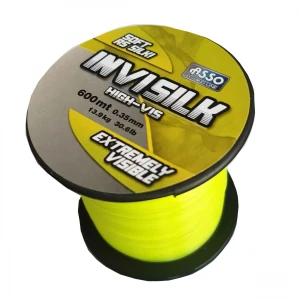 Fir Monofilament Asso Invisilk Yellow 0.22mm 600m 8.10kg