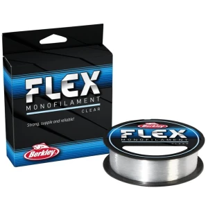 Fir Monofilament BERKLEY Flex Mono, Transparent, 0.14mm, 1.7kg, 300m