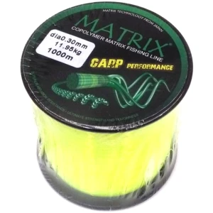 Fir Monofilament CARBOTEX Matrix, Galben Fluo, 0.28mm, 10.25kg, 1000m Fir Monofilament CARBOTEX Matrix, Galben Fluo, 0.28mm, 10.25kg, 1000m