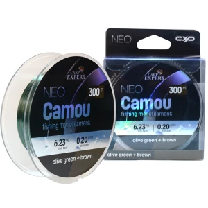 Fir Monofilament CARP EXPERT Neo Camou Line Green + Brown (Camou), 0.25mm, 9.823kg, 300m