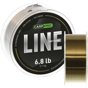Fir Monofilament CARP PRO Fishing Line Brown, 0.37mm, 1000m
