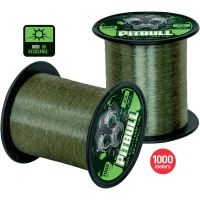 Fir Monofilament Carp Zoom Pitbull High Uv Carp, Grey, 1000m, 0.32mm, 12.71kg