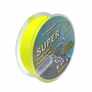 Fir Monofilament Claumar Super Long Cast Yellow Fluo 0.25mm 9.02Kg 300M
