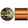 Fir Monofilament DAIWA Bass-X Nylon, Brown, 300m, 0.40mm, 25lbs/11.34kg